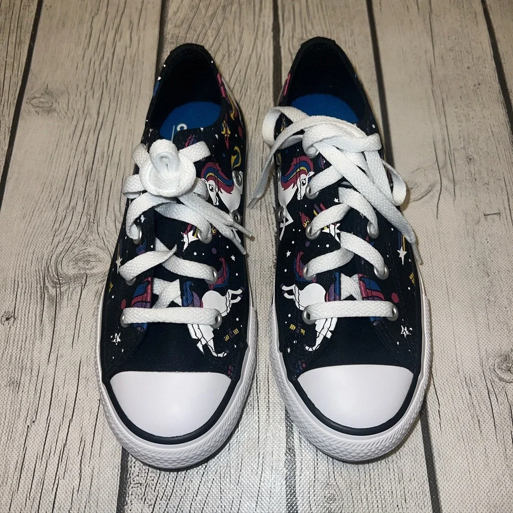 Converse All Star Chuck Taylor Rainbow Unicorn Galaxy Low Shoes Size 1.5 Junior